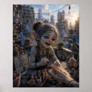 Poster Joie / Manucure / Toit