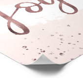 Poster Joie | Noël d'or Rose (Coin)