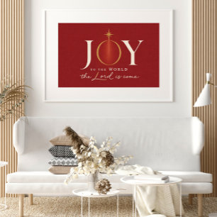 Poster JOIE POUR LE MONDE Noël chrétien