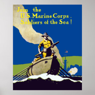 Poster Joignez les marines des USA