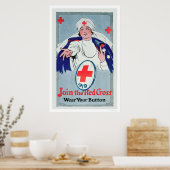 Poster Join the Red Cross - Wear your Button (US00028) (Cuisine)