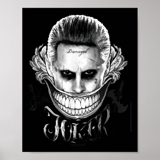 Poster Joker de l'équipe de suicide (Devant)