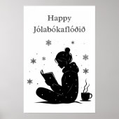 Poster Jólabókaflóð – Déferlante de livres islandaise, ca (Devant)