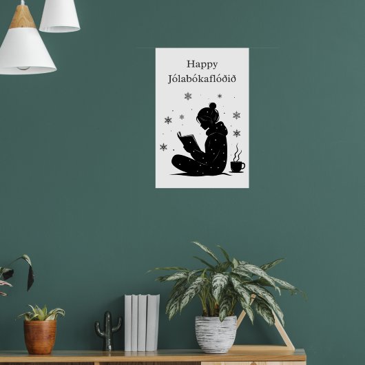 Poster Jólabókaflóð – Déferlante de livres islandaise, ca (Salon 1)