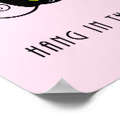 Poster Joli accrocher là-dedans accroché noir chat yeux v (Coin)