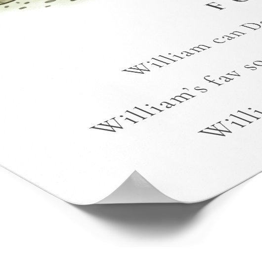 Poster Joli Alligator à Chompe dans Marais Fun Facts Anni (Coin)