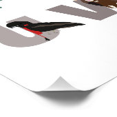 Poster Joli Alphabet ABC Animaux de classe Nursery (Coin)