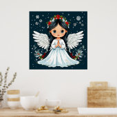 Poster Joli ange de la Saint-Valentin (Cuisine)