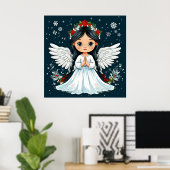 Poster Joli ange de la Saint-Valentin (Bureau à domicile)