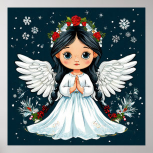 Poster Joli ange de la Saint-Valentin
