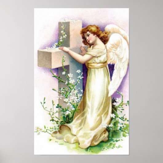 Poster Joli Ange Et Croix (Devant)