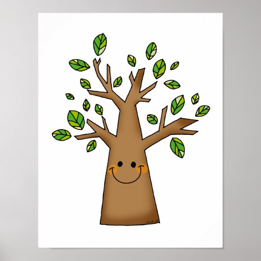 Poster joli arbre (Devant)