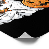 Poster Joli Boo Avec Sungles Jeu Drôle Halloween Drôle (Coin)