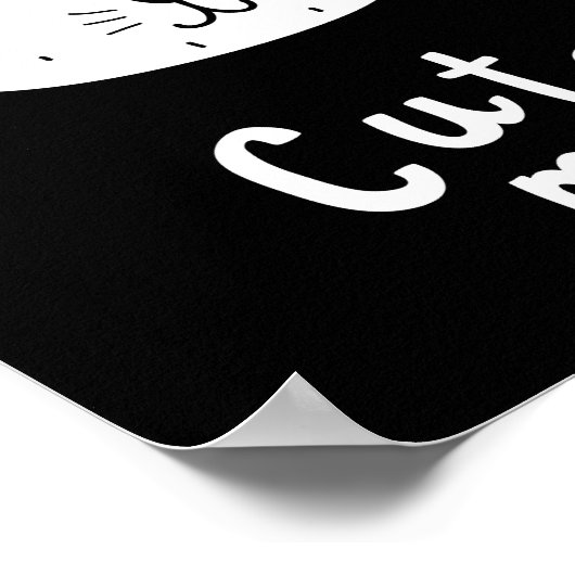 Poster Joli chat (Coin)