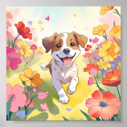 Poster Joli chiot (Devant)