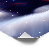 Poster Joli chiot et chat sous l'arbre de Noël (Coin)