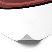 Poster Joli Cochon Rose Jouant Dans La Boue (Coin)