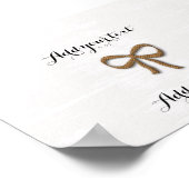 Poster Joli collage d'arc en or pour bébé, enfants, affic (Coin)