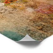 Poster Joli collage de fleurs (Coin)