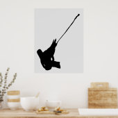 Poster Joli coup ! Silhouette Chameleon de Jackson (Cuisine)
