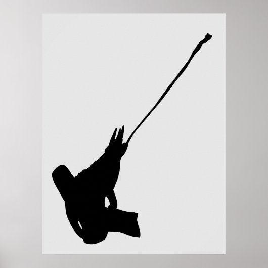 Poster Joli coup ! Silhouette Chameleon de Jackson (Devant)