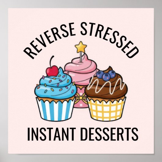 Poster Joli Cupcake (Devant)