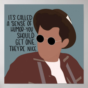 Poster Joli dans le colorblock de Duckie Rose