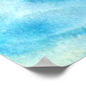 Poster Joli dauphins d'aquarelle (Coin)