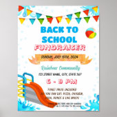 Poster Joli dépliant à thème du parc d'été (Devant)