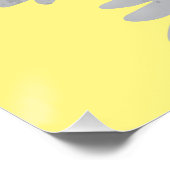 Poster Joli dessin animé sur le phoque du Groenland (Coin)