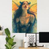 Poster Joli diable 10037 (Bureau à domicile)