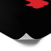 Poster Joli Diable du Jersey des Pine Barrens (Coin)