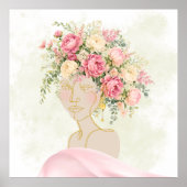 Poster Joli en pivoines (Devant)