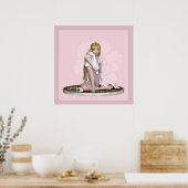 Poster Joli en rose (Cuisine)