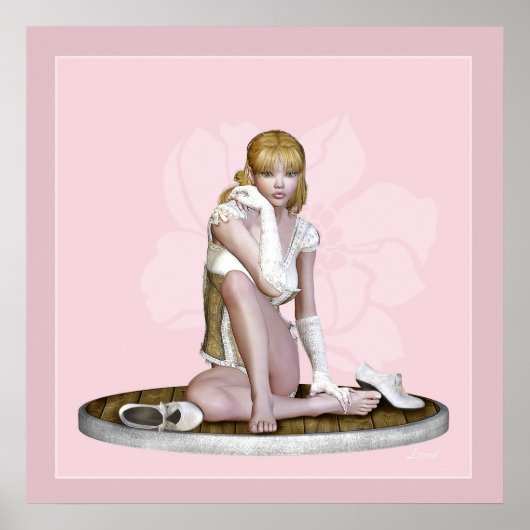 Poster Joli en rose (Devant)