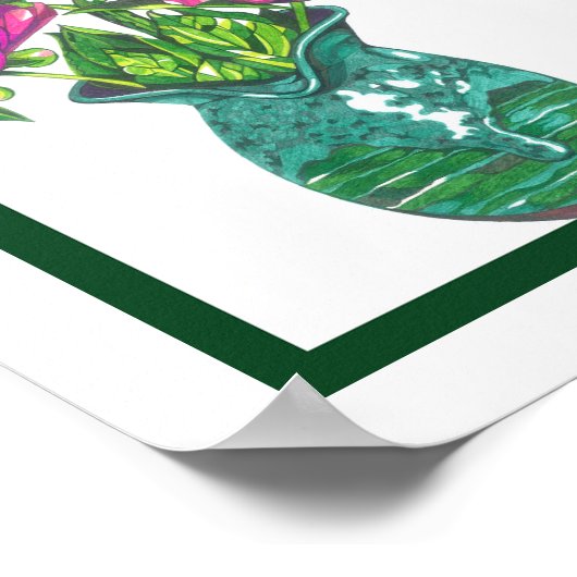 Poster Joli en rose (Coin)