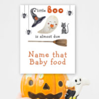 Joli fantôme - Nommez cette nourriture pour bébé
