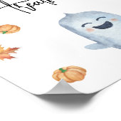 Poster Joli fantôme - Sucreries et friandises (Coin)