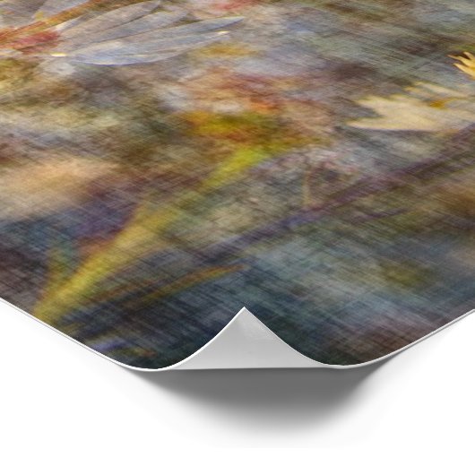 Poster Joli Fleur sauvage (Coin)