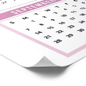 Poster Joli Glittery Lily 2025 Calendrier (Coin)