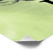 Poster Joli Green scintille Joyeux 60e anniversaire (Coin)