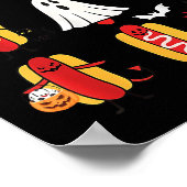 Poster Joli Halloweiners Hot Dog Ghosts Halloween C (Coin)