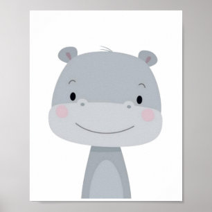 Poster Joli Hippo.