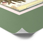 Poster Joli jardinier classique suisse français (Coin)