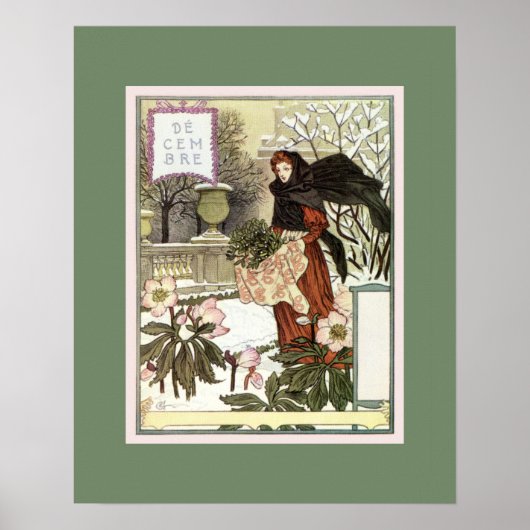 Poster Joli jardinier classique suisse français (Devant)