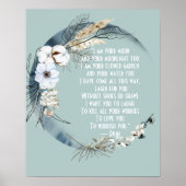 Poster Joli Je Suis Votre Lune Rumi (Devant)