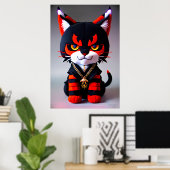 Poster Joli jouet à peluche Lynx | Art AI (Bureau à domicile)