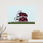 Poster Joli Ladybug Art Intitulé Vous Êtes Mon Rock (Cuisine)