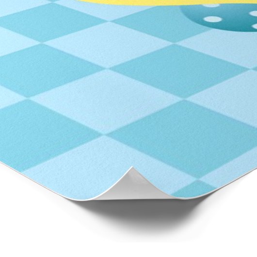 Poster Joli lapin de Pâques (Coin)