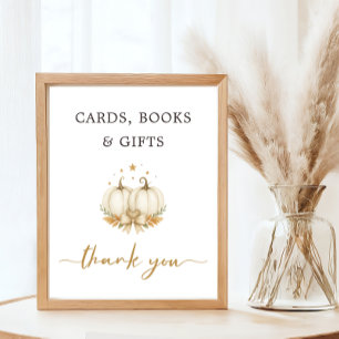 Poster Joli livre de cartes pour bébé jumeaux pour la fêt
